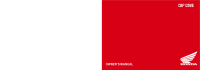 Honda CBF125M - Owners manual 2024 EN-2